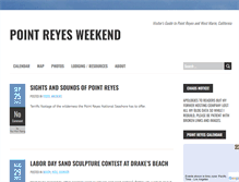 Tablet Screenshot of pointreyesweekend.com